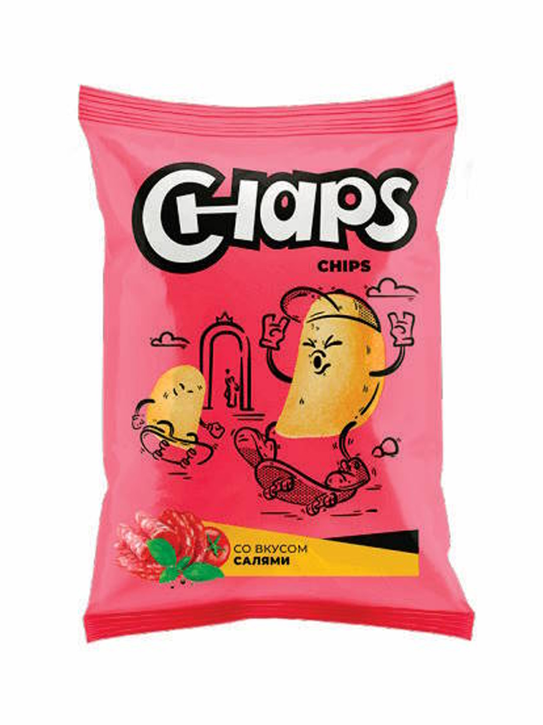 Чипсы Chaps со вкусом салями, 14 г