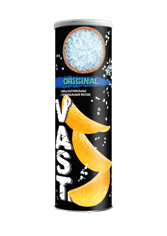 Чипсы "Vast" картофельные с оригинальным вкусом 160 гр.