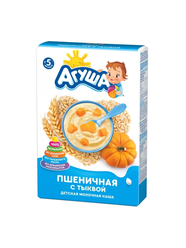 Детская каша "Агуша" Пшеничная с тыквой 200гр.