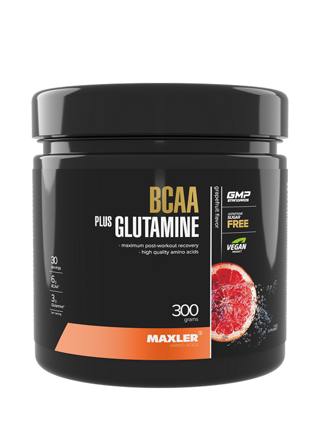 Аминокислоты MXL - 100% Golden Glutamine / 300 g /Grapefruit