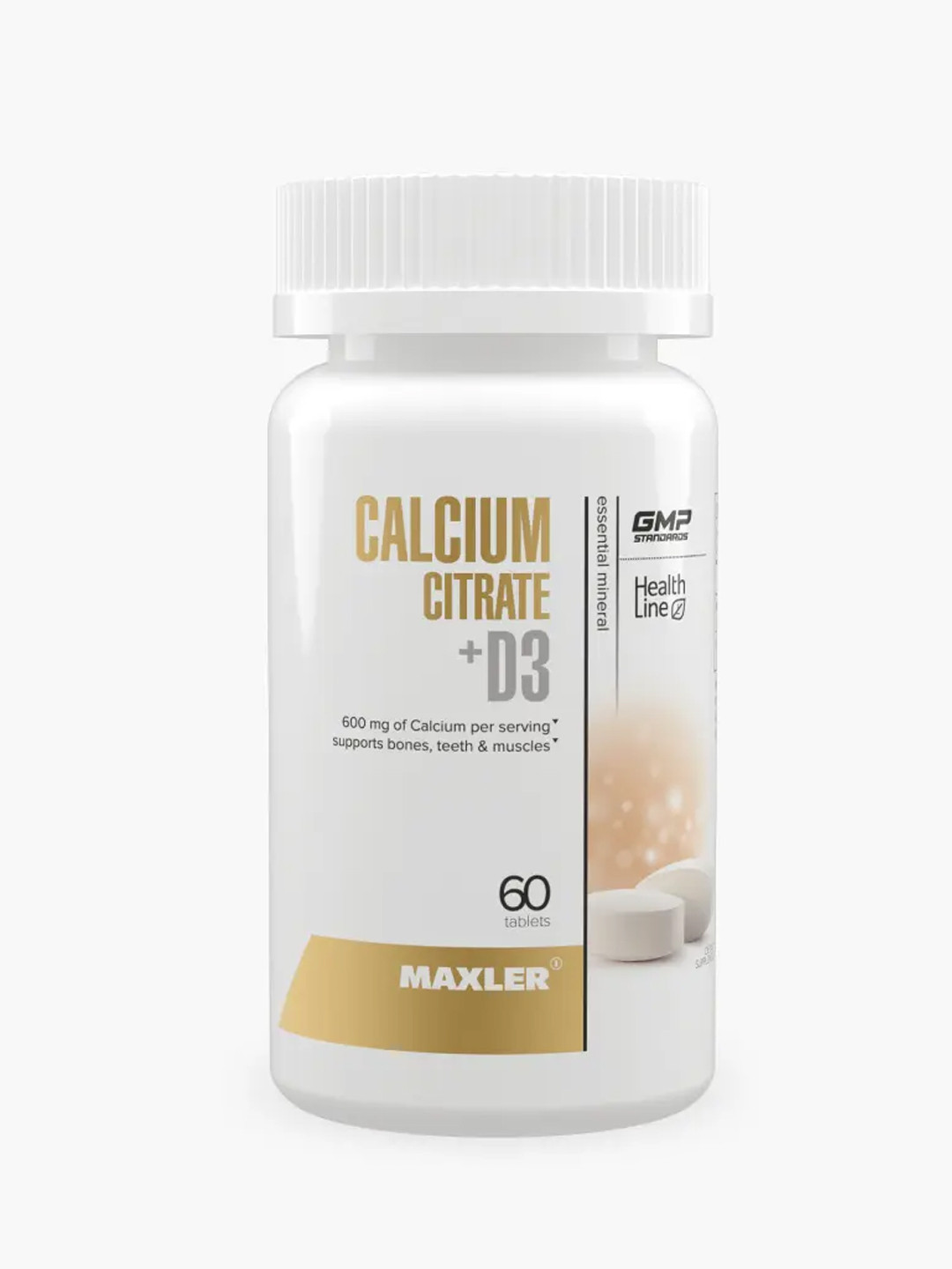 Кальция Цитрат MXL - Calcium Citrate + D3 / 60 таблеток