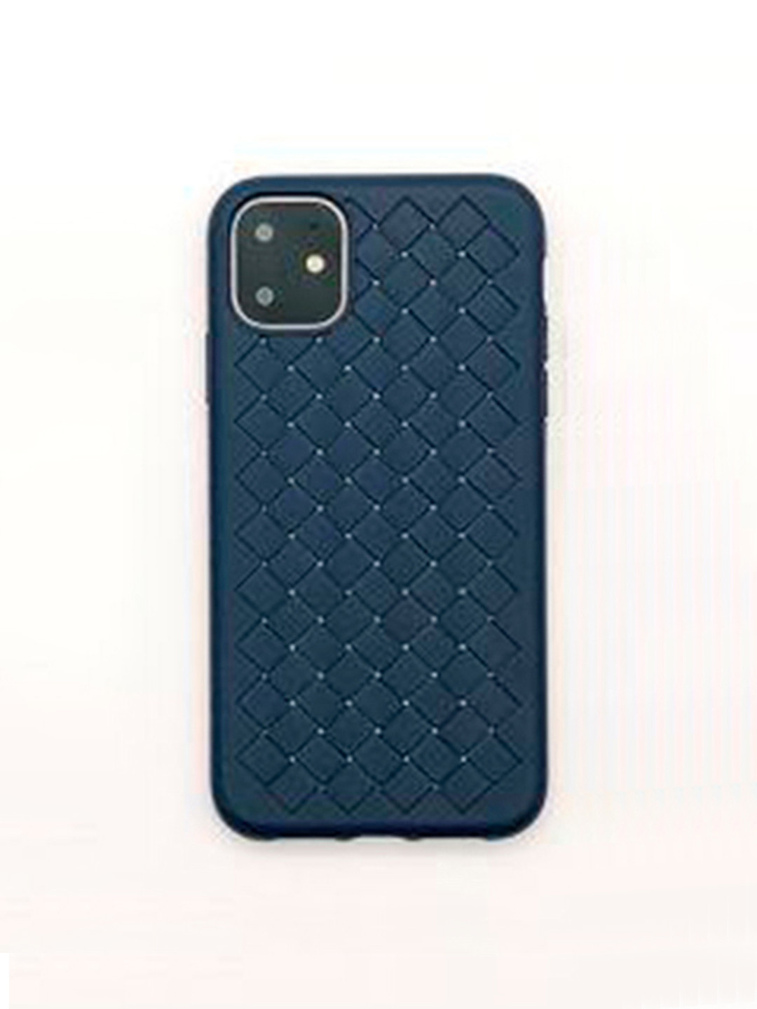 Плетеный чехол для iPhone (Синий)