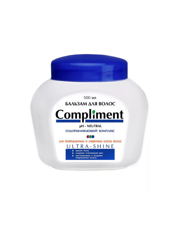 Бальзам для волос Compliment ULTRA-SHINE, 500 мл