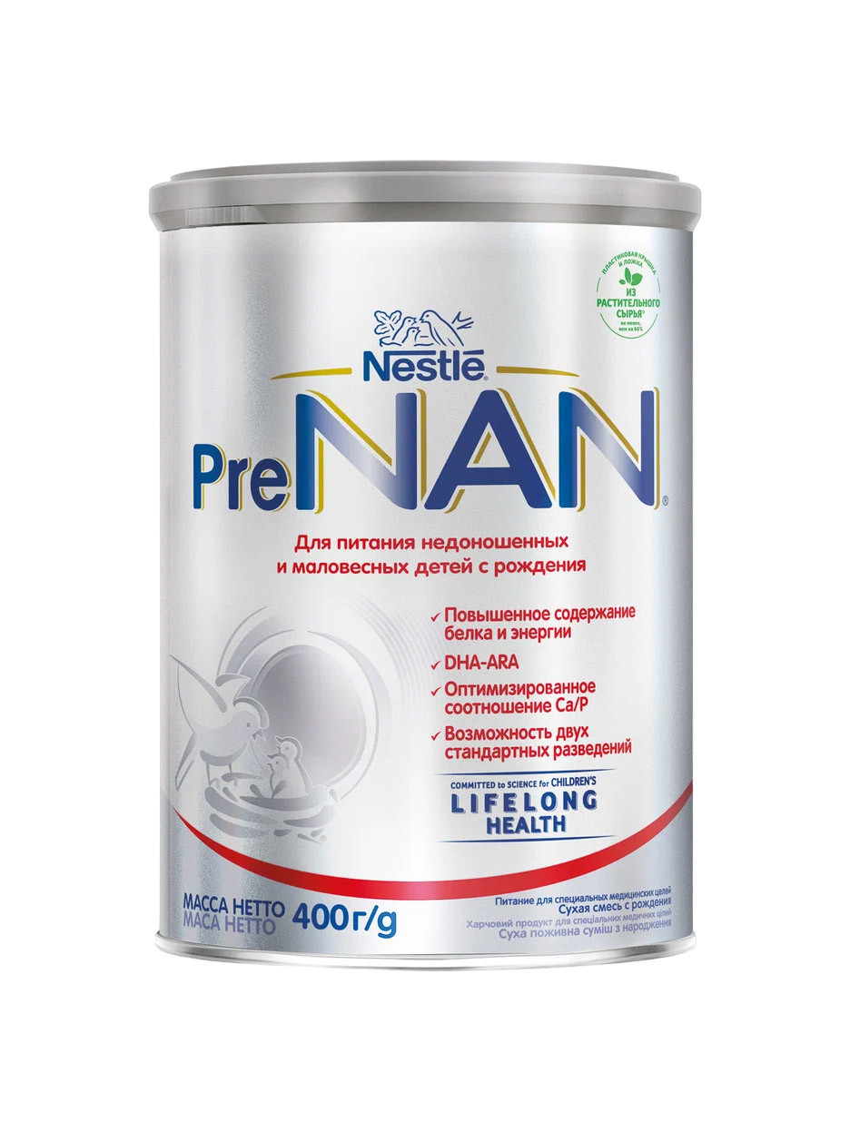 Сухая молочная смесь Nestle Nan Pre 400 гр.