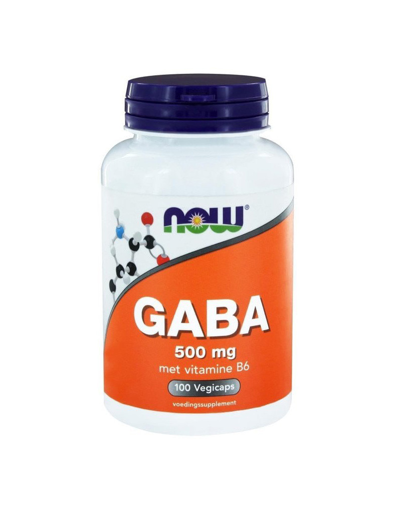 Аминокислота NOW GABA 500 mg с витамином B6
