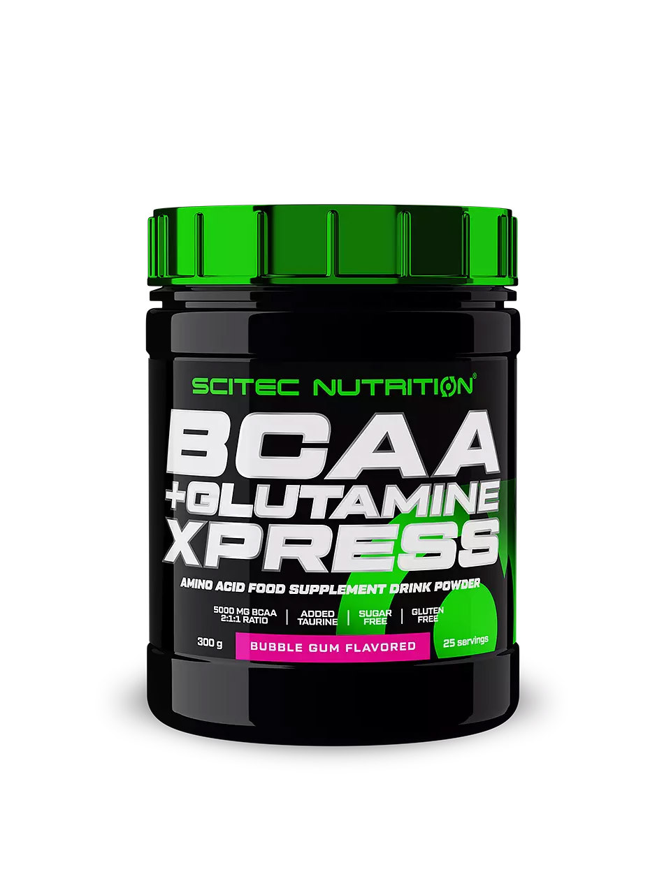 Аминокислоты Scitec Nutrition BCAA + Glutamine Xpress Bubble Gum 300гр