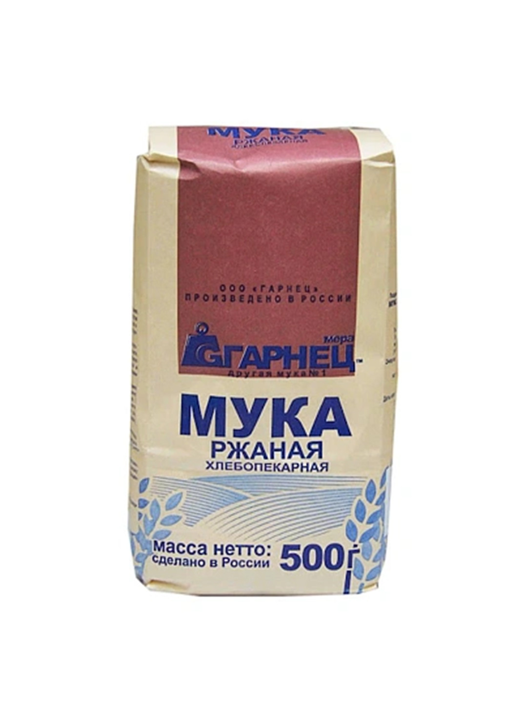 Мука "Гарнец" Ржаная, 500 г