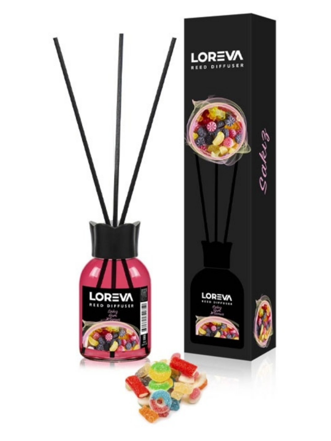 Аромадиффузор для дома Бабл Гам Loreva 55 ml