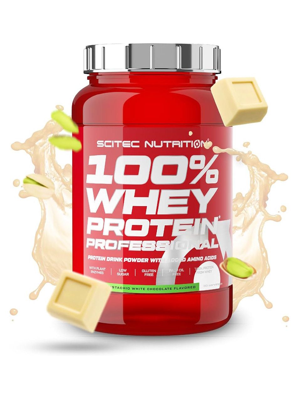 Протеин Scitec Nutrition 100% Whey Protein Professional Pistachio White Chocolate 2,35кг