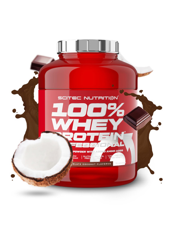 Протеин Scitec Nutrition 100% Whey Protein Professional Chocolate Coconut 2кг