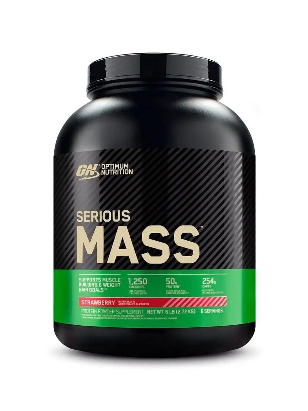 Гейнер Serious Mass 2720 г - Клубничный