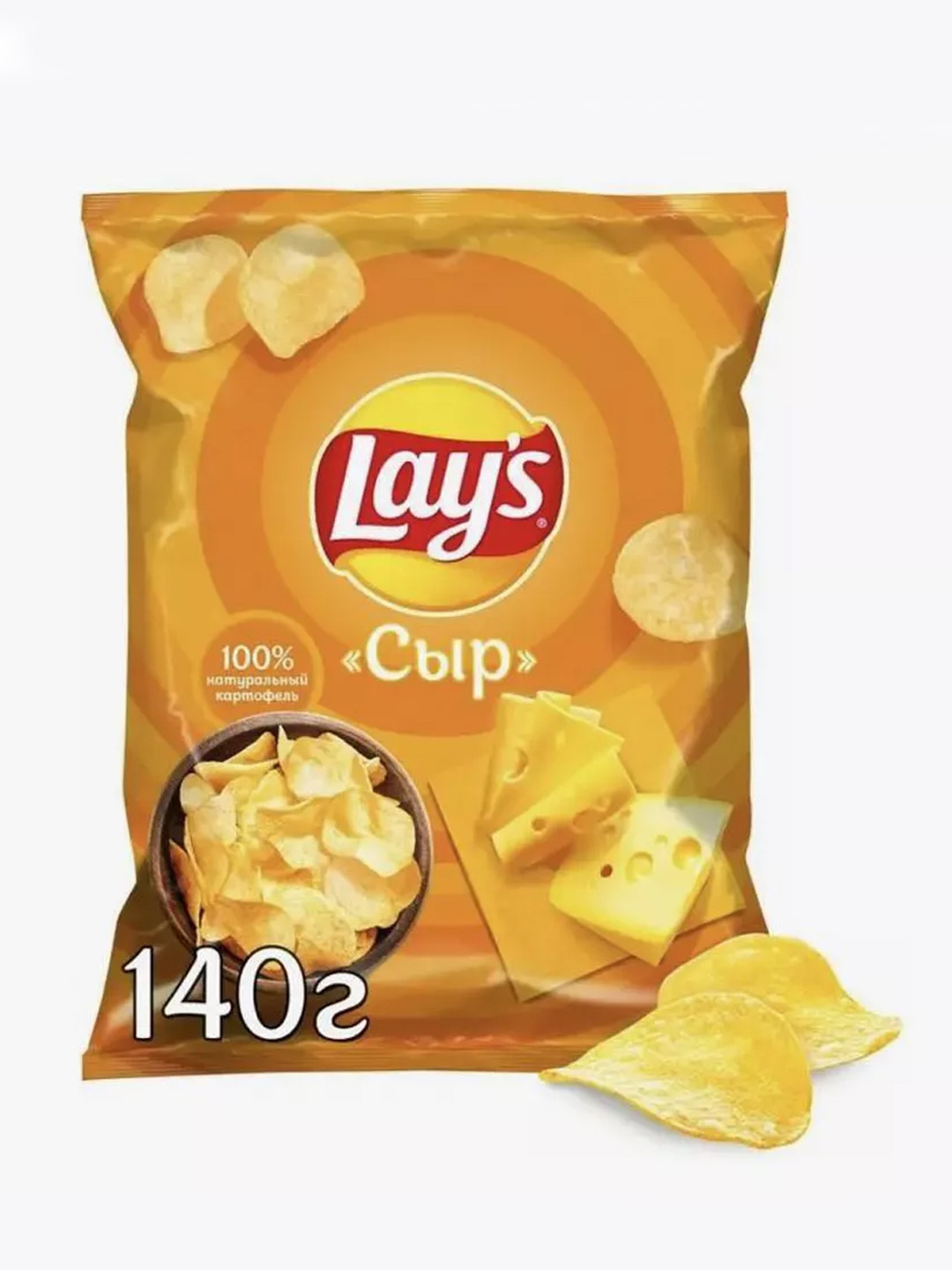 Чипсы Lay's со вкусом сыра, 140 г