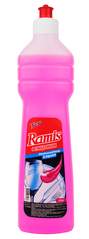 СРЕДСТВО ДЛЯ МЫТЬЯ ПОСУДЫ «RAMIS» КЛУБНИКА
