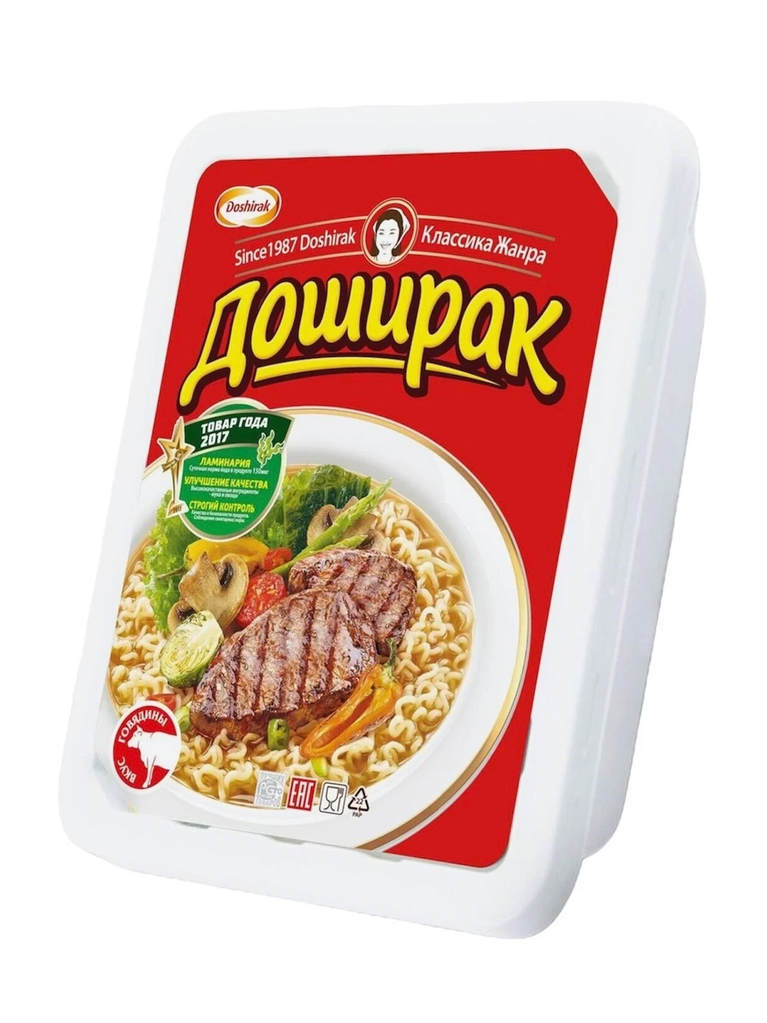 Лапша "Доширак" Говядина, 90 г