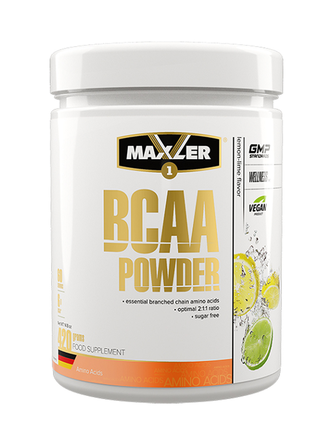 Аминокислоты MXL - BCAA Powder /  420 g / Lemon Lime