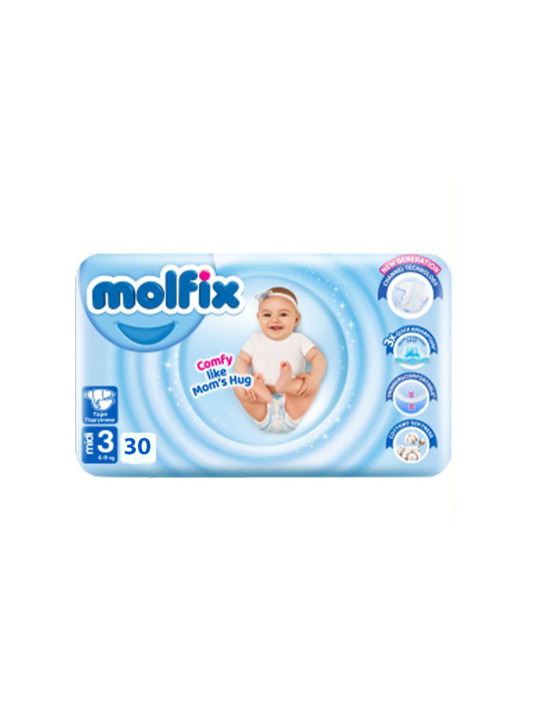 Подгузники Molfix Midi 3 – комфорт и защита для малышей