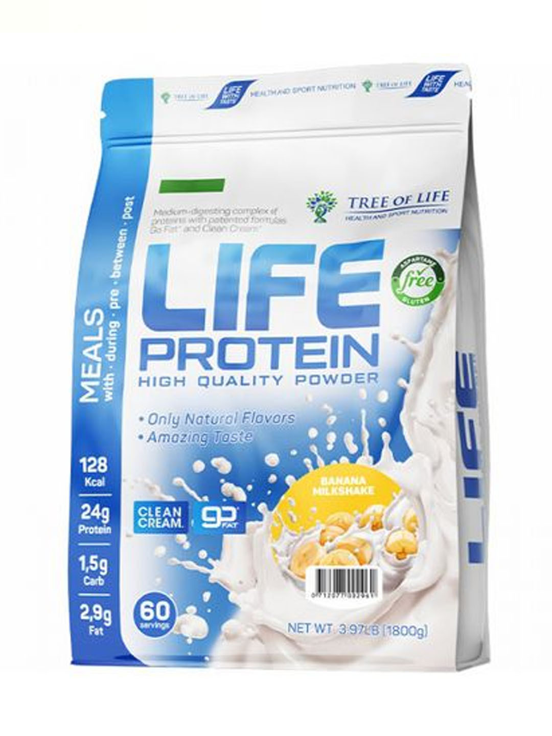 Банановый коктейль Protein 1800г