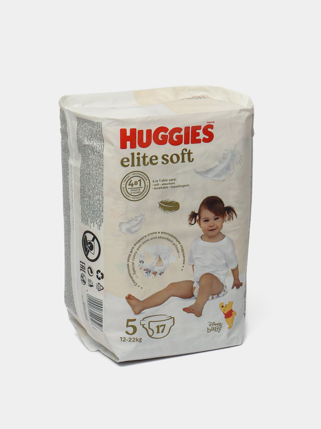 Подгузники "Huggies" Elite Soft 5 - 17 шт.