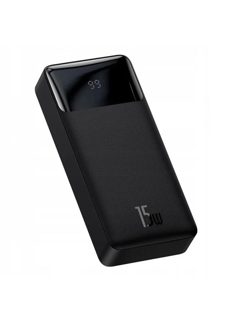 Портативное зарядное устройство Baseus Bipow Digital Displat 30000mAh 15W (черный)