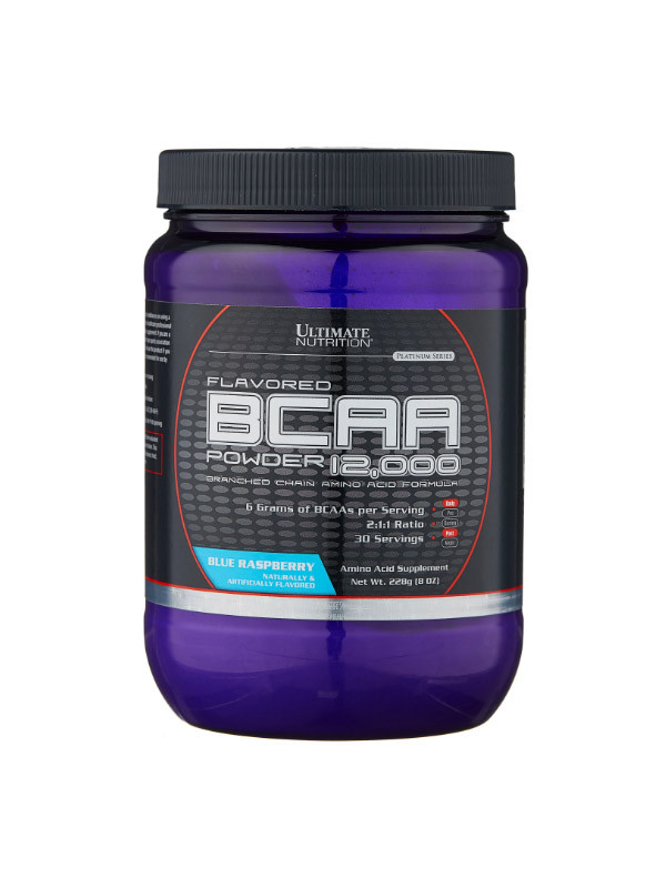 Аминокислоты Ultimate Nutrition BCAA Powder Blue Raspberry 30 порций
