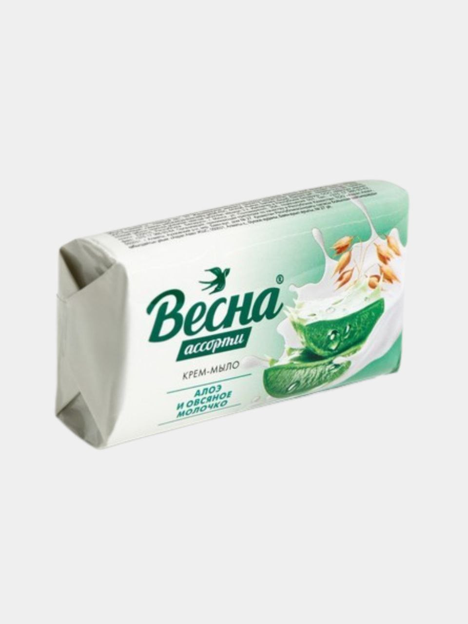 Крем - мыло Весна Ассорти "Алоэ и овсяное молочко", 90 г