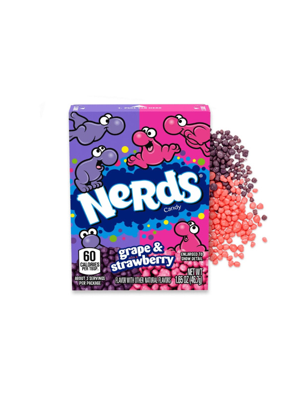 Драже "Nerds" с Клубникой и Виноградом, 48.7 гр.