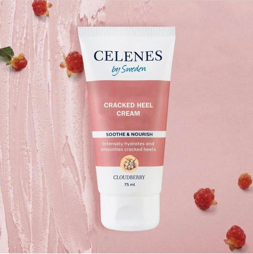 Питательный и успокаивающий крем для ног CELENES CLOUDBERRY 75 мл