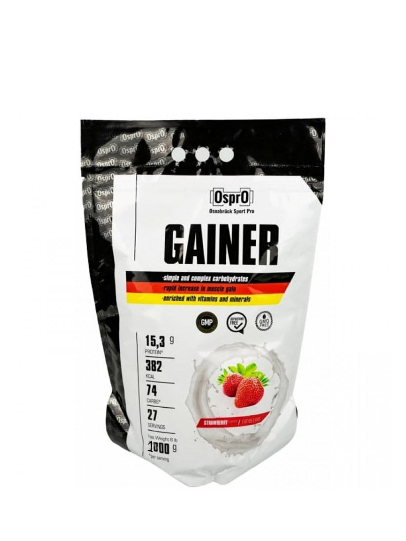 Гейнер OsprO Gainer Strawberry, 1000 г