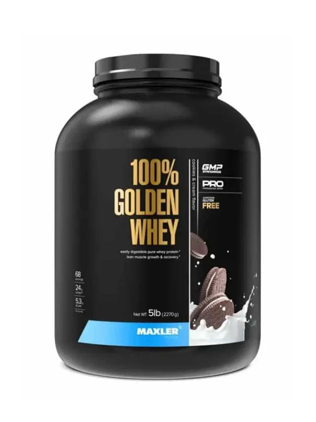 Протеин сывороточный MXL - 100% Golden Whey / 2,27 kg / Cookies & Cream