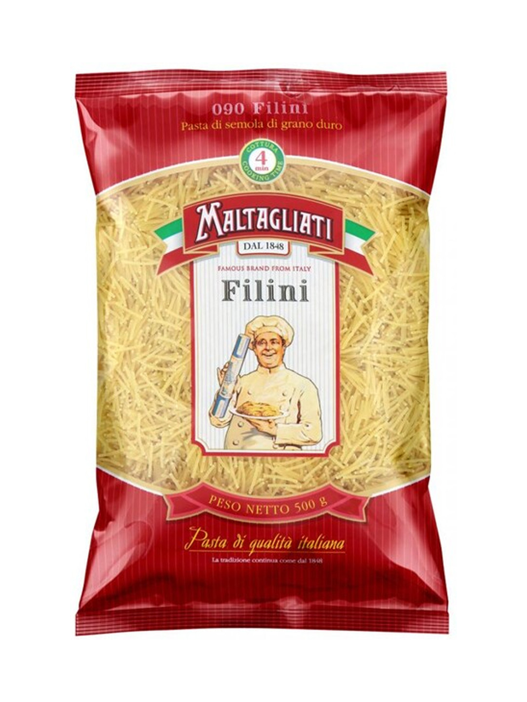 Макароны "Maltagliati" №90 вермишель, 500 г