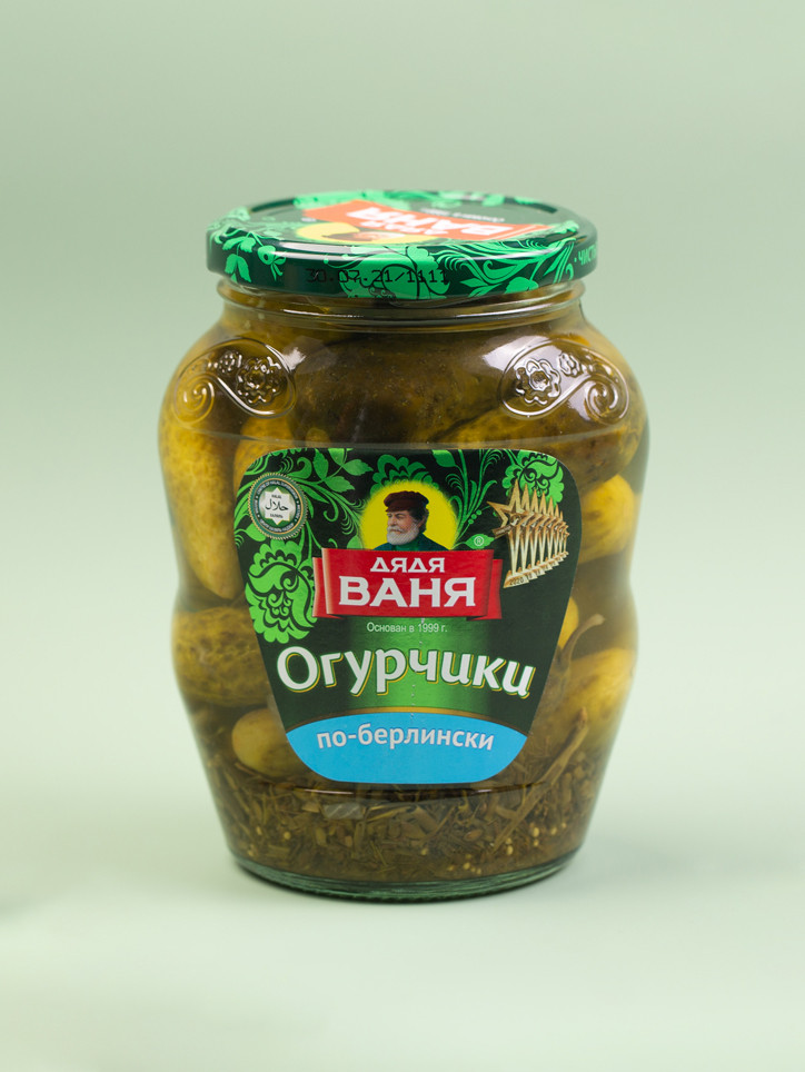 Огурцы "Дядя Ваня" по-берлински, 680 мл