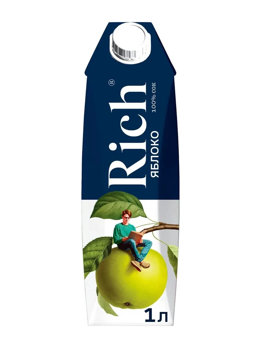 Сок Rich Яблоко 1 л.