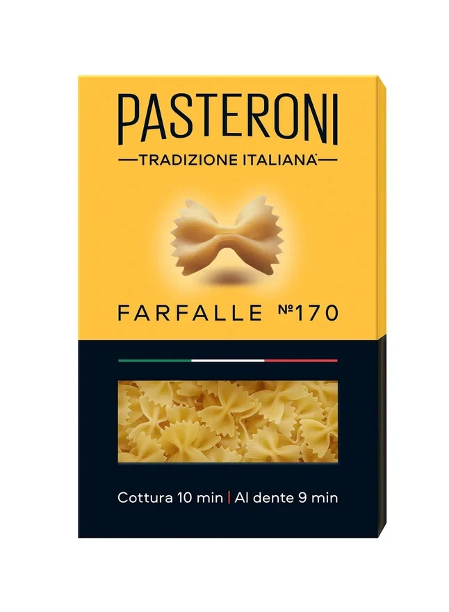 Макароны "Pasteroni" Farfalle 170 400 гр.