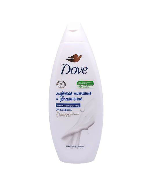 Крем-гель для душа Dove "Глубокое питание и увлажнение", 250 мл