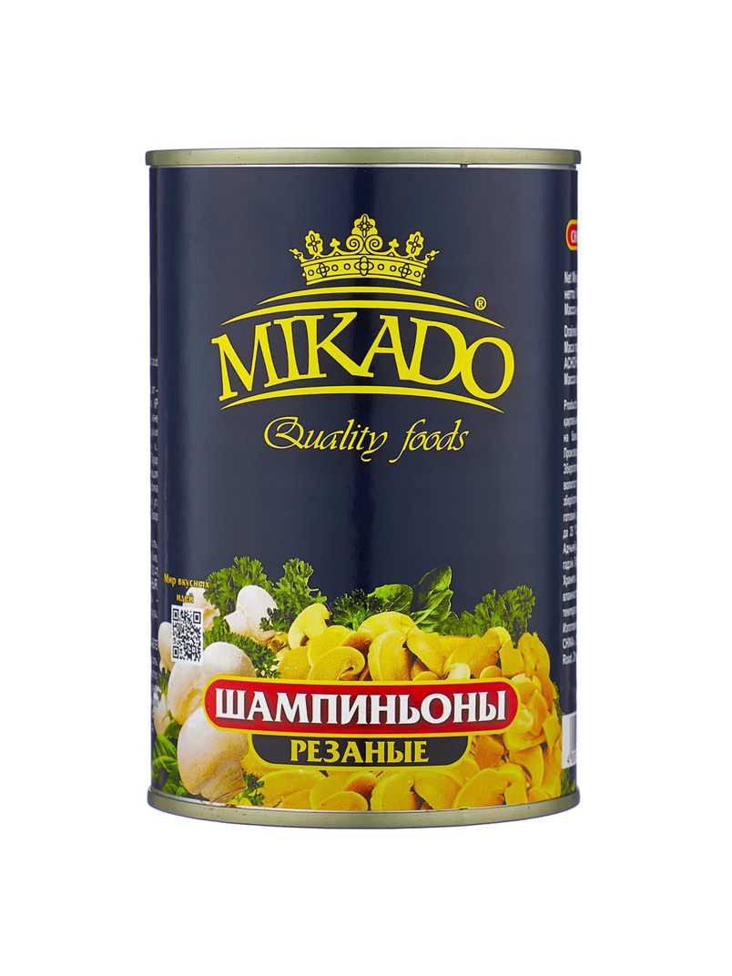 Шампиньоны "Mikado" в асс 425 мл