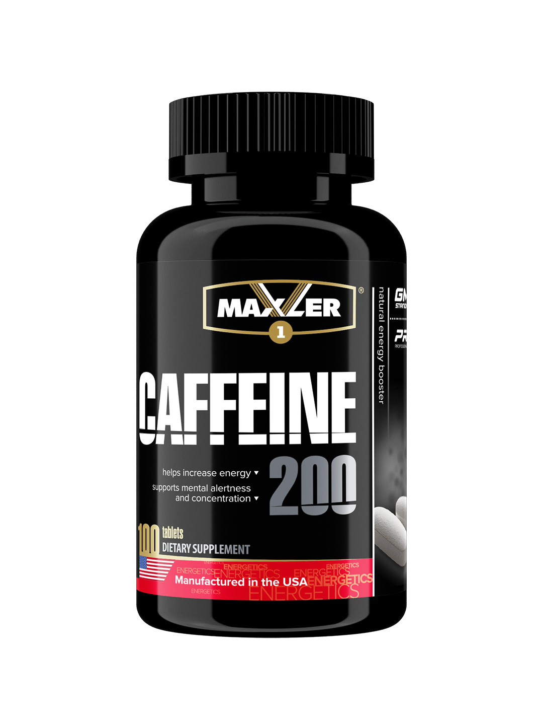 Энергетик кофеин Maxler - Caffeine 200 / 100 таблеток