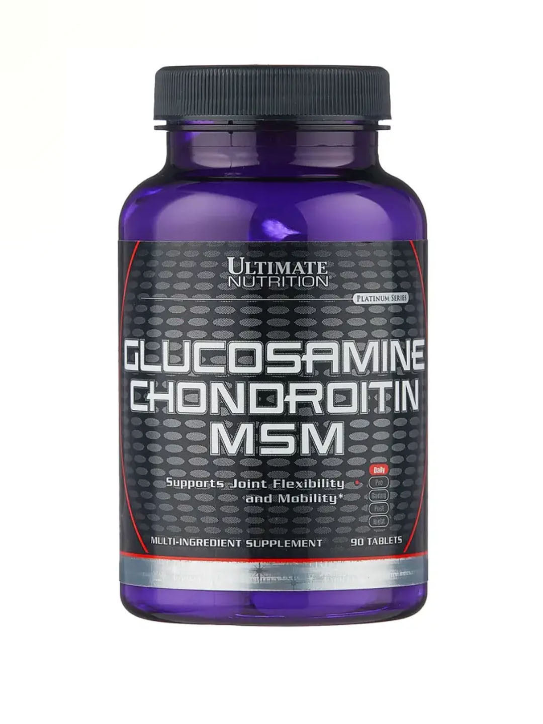 Препарат для укрепления связок и суставов Ultimate Nutrition Glucosamine & Chondroitin & MSM 90 табл
