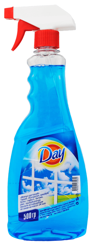 СРЕДСТВО ДЛЯ ОЧИСТКИ СТЕКОЛ “DAY” СИНИЙ
