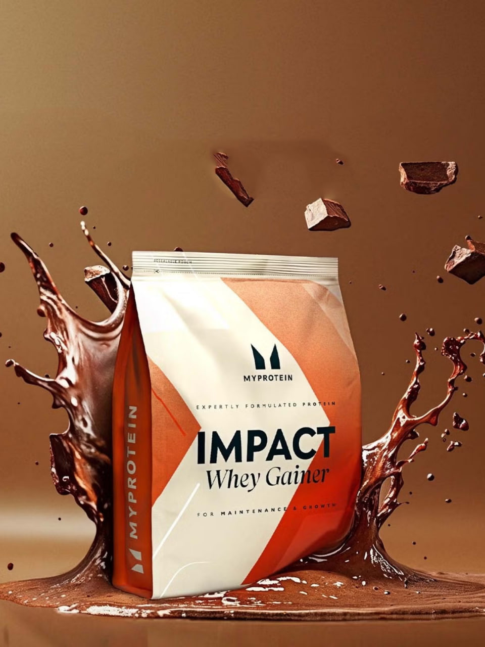 Протеиновый гейнер для набора массы MyProtein Impact Whey Gainer Chocolate Smooth 2.5 кг