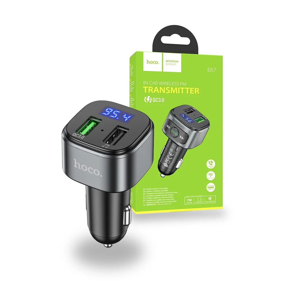 Bluetooth-трансмиттером Hoco Е67