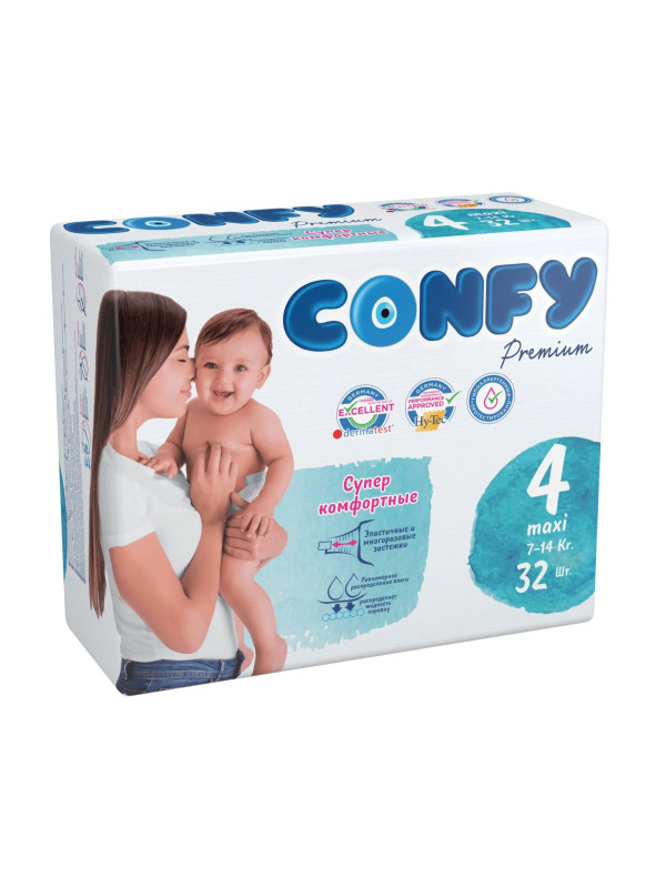 Подгузники Confy 4 Maxi (32 шт)