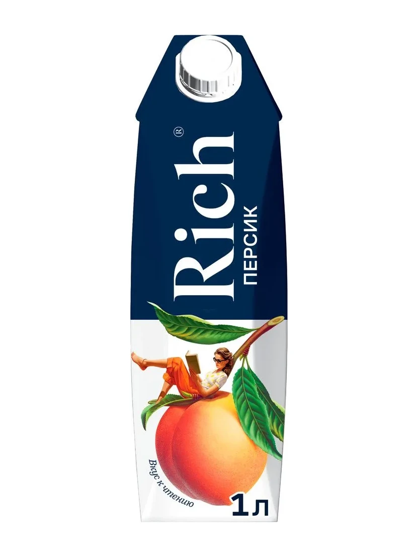 Сок Rich Персик 1 л.