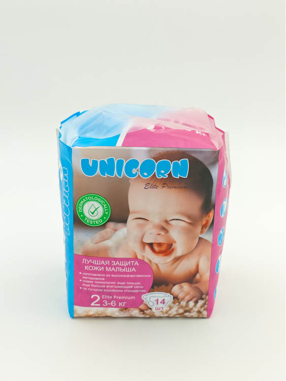 Подгузники UNICORN Elite Premium 2 размер 14шт