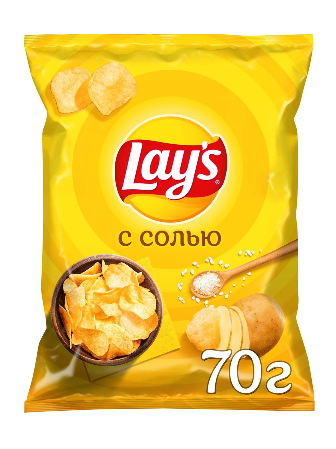 Чипсы Lay's с солью, 70 г