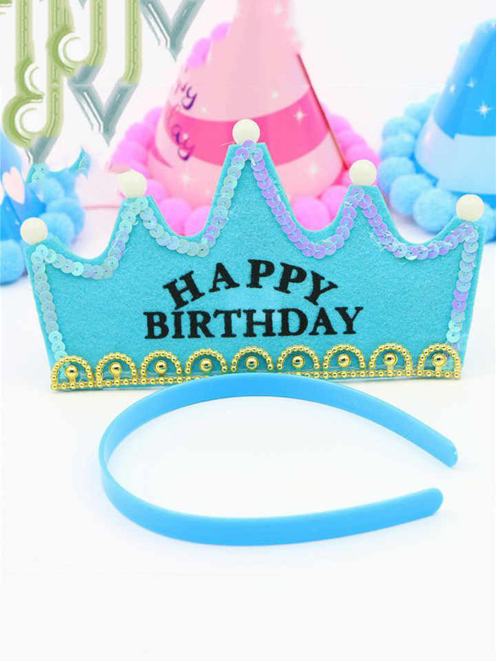 Ободок - корона " Happy Birthday " для праздника