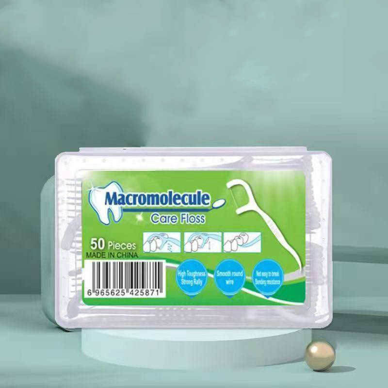 Зубные нити в держателе Macromolecule Care Floss