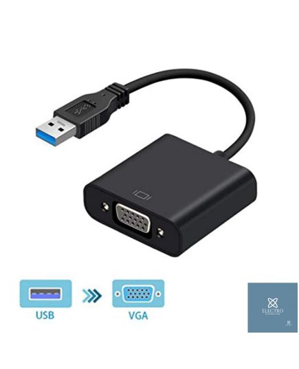 Переходник с USB 3.0 на VGA  USB 3.0 to VGA