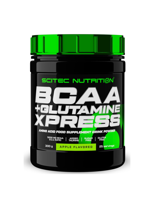 Аминокислоты Scitec Nutrition BCAA + Glutamine Xpress Apple 300гр