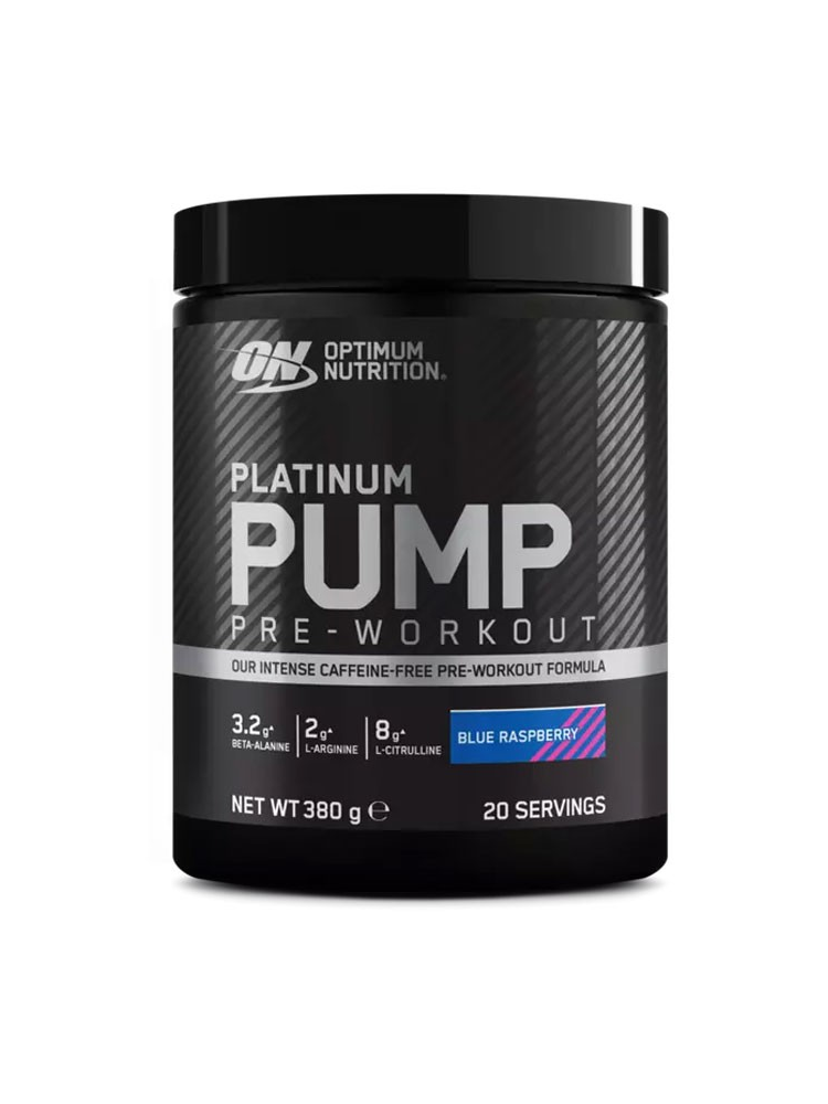 Предтренировочный комплекс Optimum Nutrition Platinum Pump Pre-Workout со вкусом Голубики 380 гр