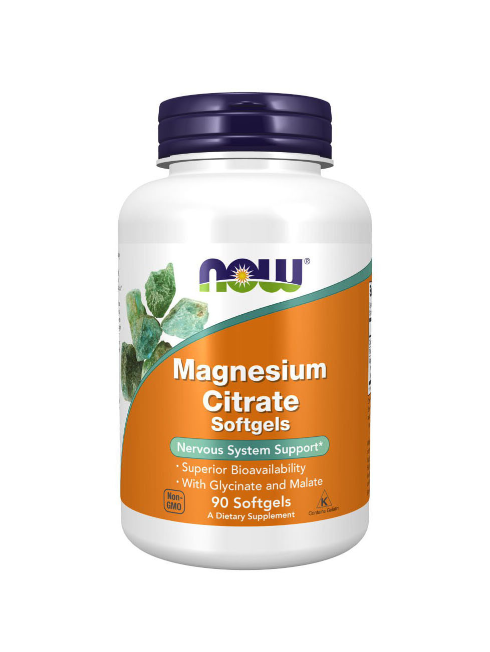Цитрат Магния Now Magnesium Citrate 90 капсул